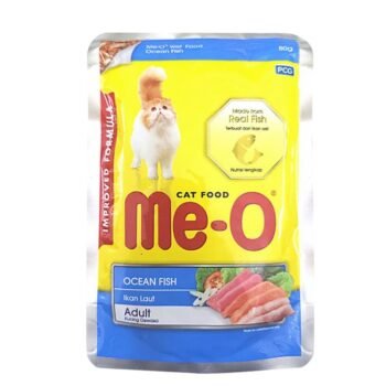 Me O Wet Cat Food Ocean Fish 80g x 12 Pouches image 1 - Me-O Wet Cat Food - Ocean Fish - (80g x 12 Pouches)