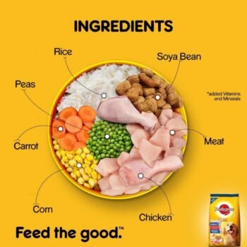 Pedigree Adult Dry Dog Food Chicken Vegetables image 7 - Pedigree Adult Dry Dog Food - Chicken & Vegetables