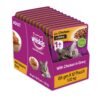 Whiskas Adult 1 year Wet Cat Food Chicken in Gravy 12 Pouches 12 x 85g image 1 - Whiskas Wet Cat Food with Chicken in Gravy - 80g