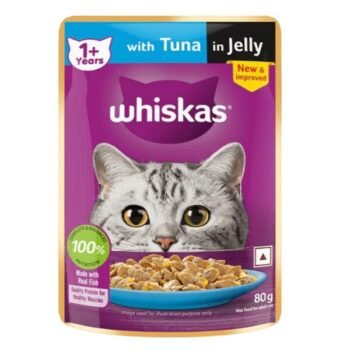 tuna - Whiskas Wet Cat Food with Tuna in Jelly - 80g