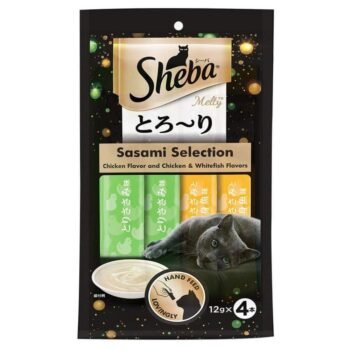 Sheba Melty Cat Treat Sasami Chicken 4 Sticks 48g image 1 - Sheba Melty Cat Treat - Sasami Chicken - 4 Sticks (48g)