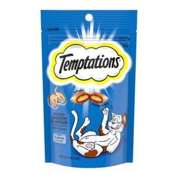 Temptations Cat Treats Savory Salmon Flavor 85g image 1 - Temptations Cat Treats - Savory Salmon Flavor - 85g