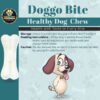 Doggo Post 4 600x600 1 - Doggo Bite Dog Chew Bone 2 Inch Pack of 6 – Healthy Dog Chew