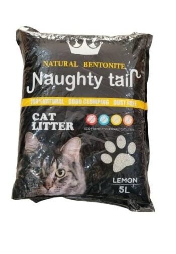 IMG 20241003 WA0008 - Naughty Tail Lemon Fragrance Cat Litter 5L