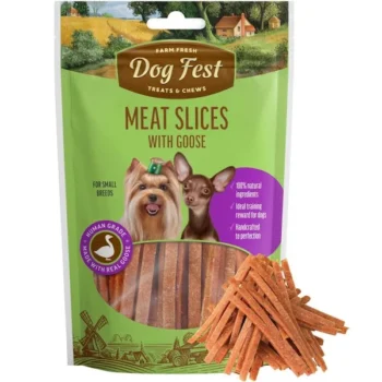 1A - Dog Fest Meat Slices with Goose for Small Breeds