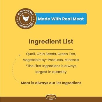 2e - Dog Fest Training Treats Quail & Chia Seeds for Adult Dogs