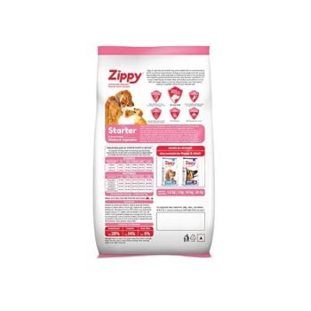 51DfQrOYzkL. SY450 - Zippy Starter All Breed Formula Chicken & Vegetable Dry Food