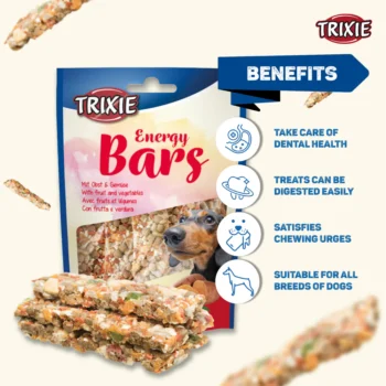 BAR1 - Trixie Energy Bars with Fruit and Vegetables for Dogs