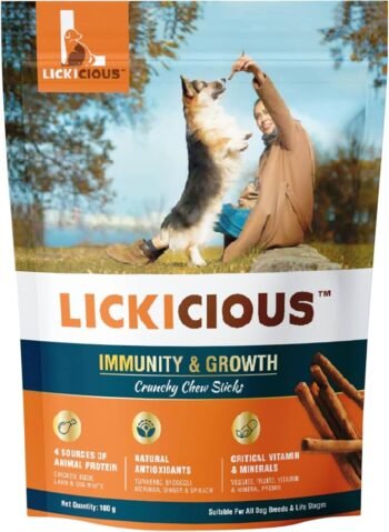 LICKICIOUS 1 - Lickicious Immunity & Growth | Crunchy Chew Sticks