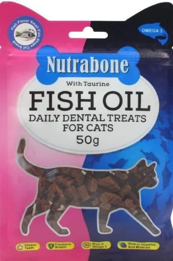 NUTRA - Nutrabone Crunchy Cat Bites With Soft Filling | Chicken Flavour