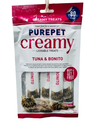 PUREPET - Purepet Creamy Lickable Treats for Cats – Tuna & Bonito