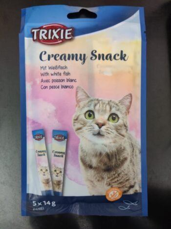 WhatsApp Image 2024 11 23 at 13.42.37 - Trixie Creamy Snacks for Cats - White Fish Flavor (Gluten-Free)