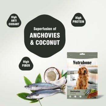 anchovies - Nutrabone Anchovies & Coconut Treat for Dogs