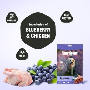 blueberry1 - Nutrabone Blueberry & Chicken Treat for Dogs