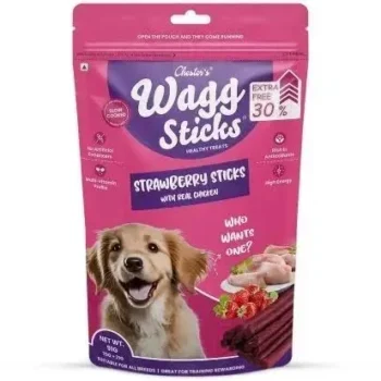 chester2 - Chester's Wagg Sticks for Dogs - Strawberry Sticks with Real Chicken