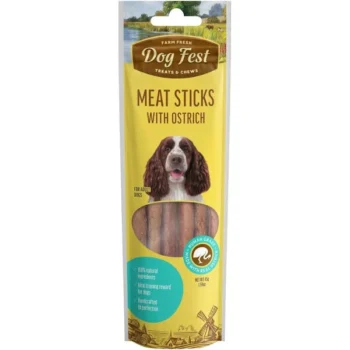 df - Dog Fest Meat Sticks with Ostrich for Adult Dogs