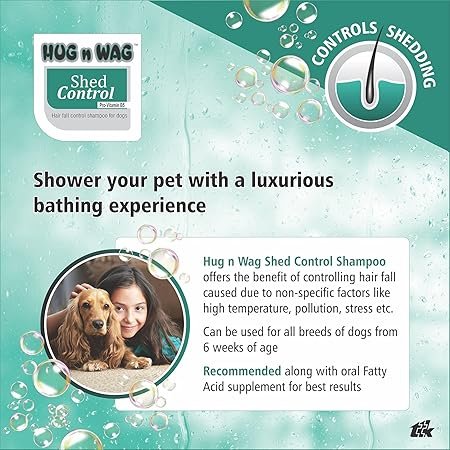 Hug N Wag Dog Anti Hair Fall Shampoo Hug N Wag Dog Shampoo For