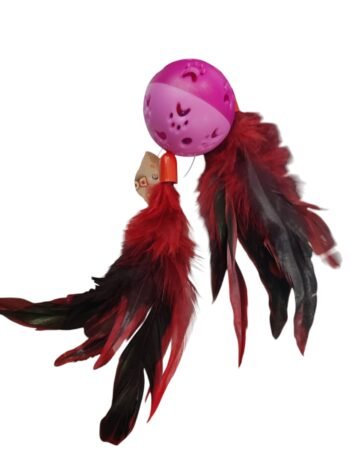 WhatsApp Image 2024 12 18 at 15.06.46 - Doggo Bite Feather Ball Toy For Cats