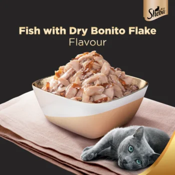 fishbonito5 - Sheba Fish With Dry Bonito Flavour Cat Wet Food - 35g