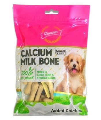 gnawlers - Gnawlers Calcium Milk Bone for Dogs | Small 30 Pieces - 270g