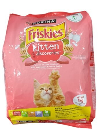 IMG 20250727 WA0015 - FRISKIES Tuna, Chicken, Milk, Vegetables & Whole Grains Dry Pet Food for Kittens – 1kg