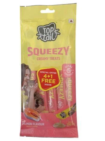 IMG 20250727 WA0025 - TOP TAIL Squeezy Creamy Treats – Salmon Flavour - 60g