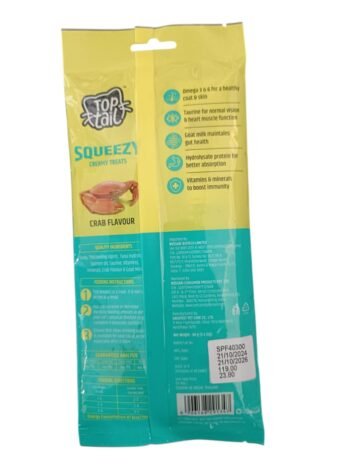 IMG 20250727 WA0027 - TOP TAIL Squeezy Creamy Treats – Crab Flavour - 60g