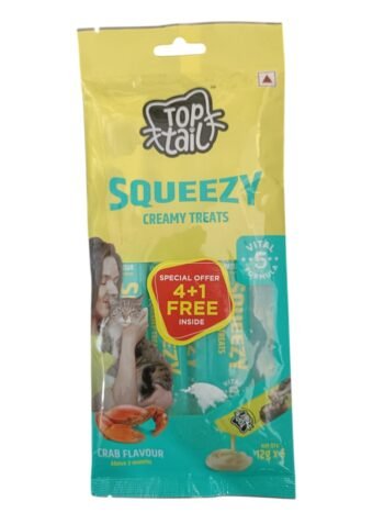IMG 20250727 WA0031 - TOP TAIL Squeezy Creamy Treats – Crab Flavour - 60g